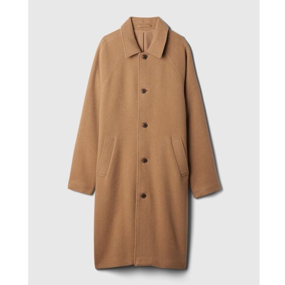 GAP Other - GAP Oversized Men's Wool-Blend Topcoat in Camel from 2024